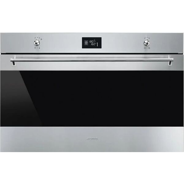 Ⓜ️🔵🔵🔵 smeg sf9390x1 - forno termoventilato, 90 cm, inox antimpronta, estetica classica.