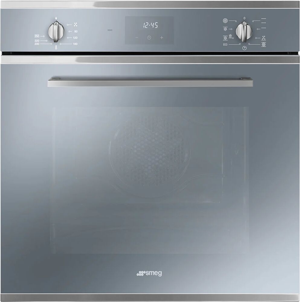 SMEG SF6400TVS - Forno elettrico termoventilato, tecnologia VAPOR CLEAN, 60 cm, colore Silver Glass,