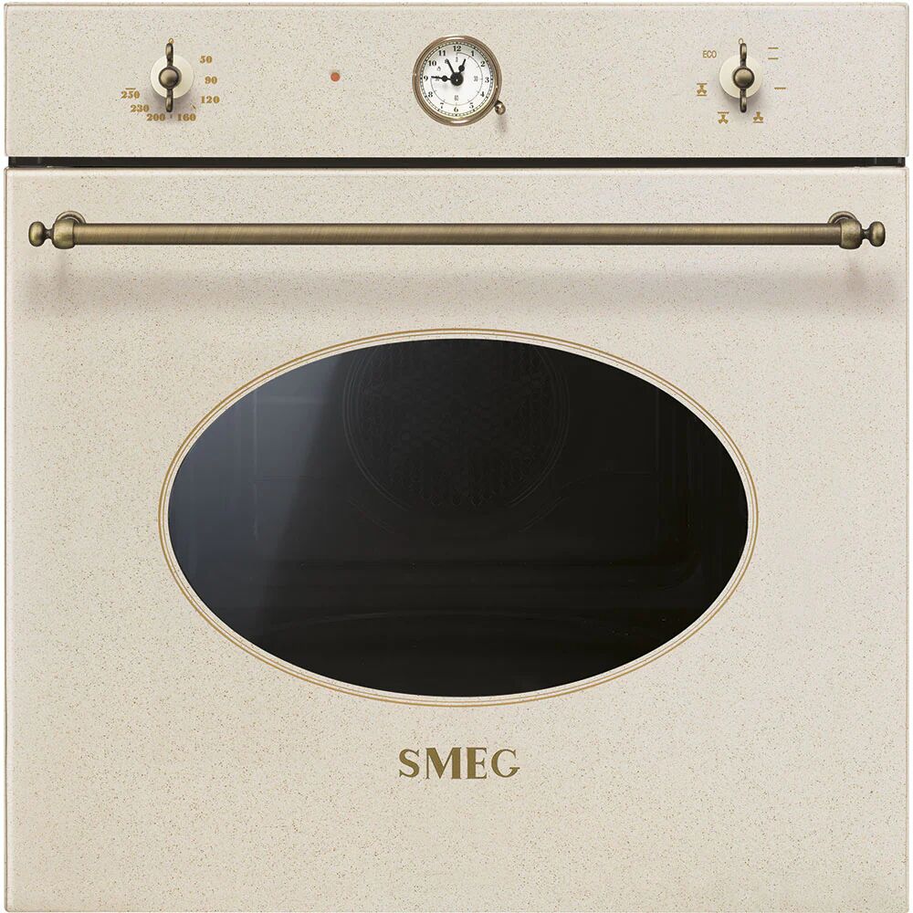 Ⓜ️🔵🔵🔵👌 Smeg SF800AVO - Forno Coloniale, AVENA e OTTONE ANTICO, incasso, 60 cm, class