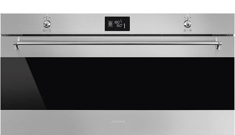 Ⓜ️🔵🔵🔵 Smeg SFR9390X - Forno Termoventilato, Estetica Classica, Ribassato 90 cm, Acciaio