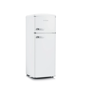 Ⓜ️🔵🔵🔵👌 SEVERIN RKG 8935 - Frigo-congelatore a doppia porta in stile retrò, BIANCO,