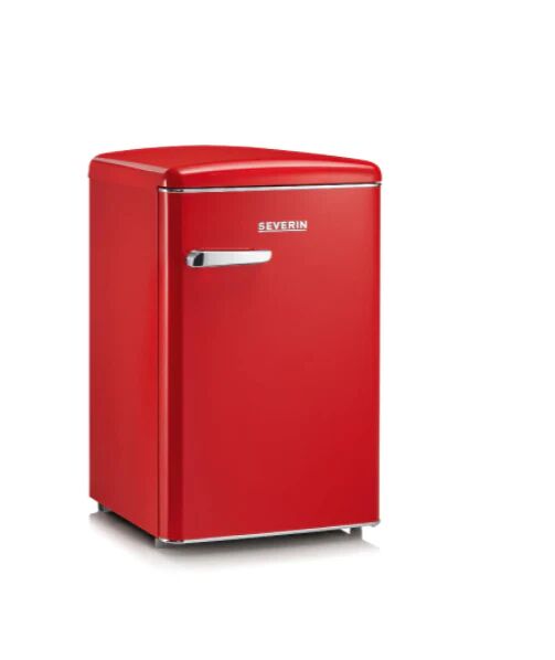 Ⓜ️🔵🔵🔵👌 SEVERIN RKS 8830 - Mini frigo in stile retrò colore ROSSO, maniglie in metal