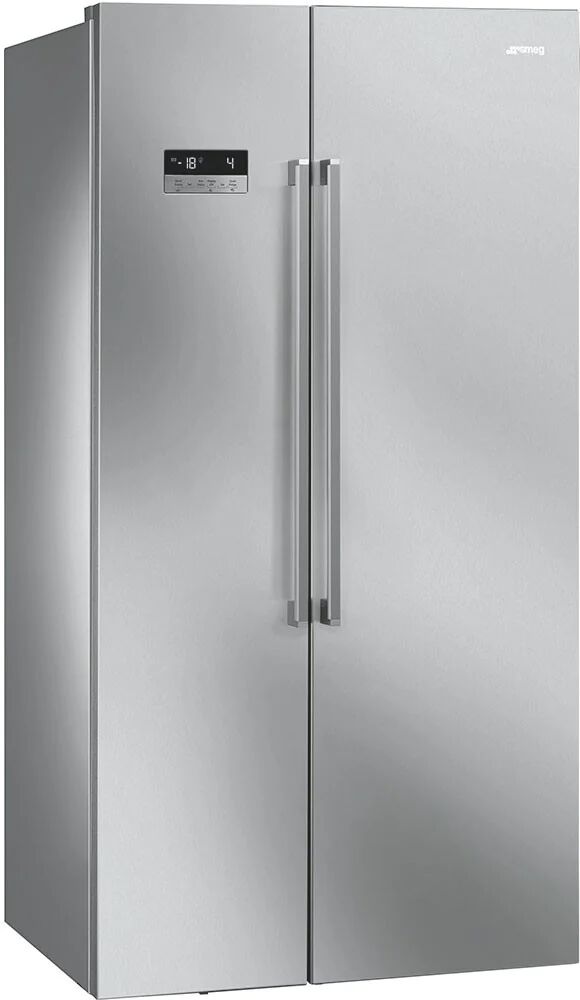 SMEG SBS63XE - Frigorifero Side by Side, 91 cm, acciaio inox antimpronta. Classe energetica A+