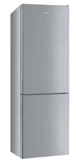 Ⓜ️🔵🔵🔵👌 Smeg FC18EN1S - Frigorifero combinato, SILVER, No Frost totale, Nuova classe