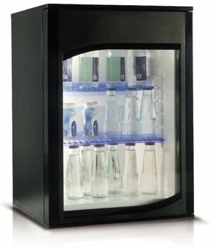 Ⓜ️🔵🔵🔵 Vitrifrigo C420V TOP CLASS - Minibar ad assorbimento, 40 lt, porta a vetro, luce