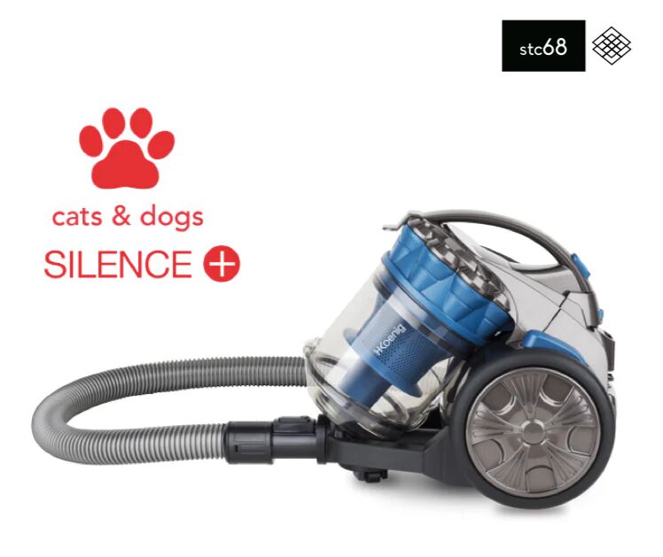 Ⓜ️🔵🔵🔵 H.Koenig STC68 PETS+ - Aspirapolvere compatto senza sacco, PET CARE animali domes
