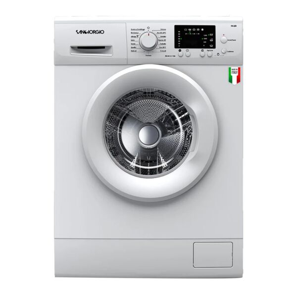 san giorgio Ⓜ️🔵🔵🔵 sangiorgio f712l - lavatrice 7 kg, centrifuga 1200 giri, made in italy, 5 anni ga