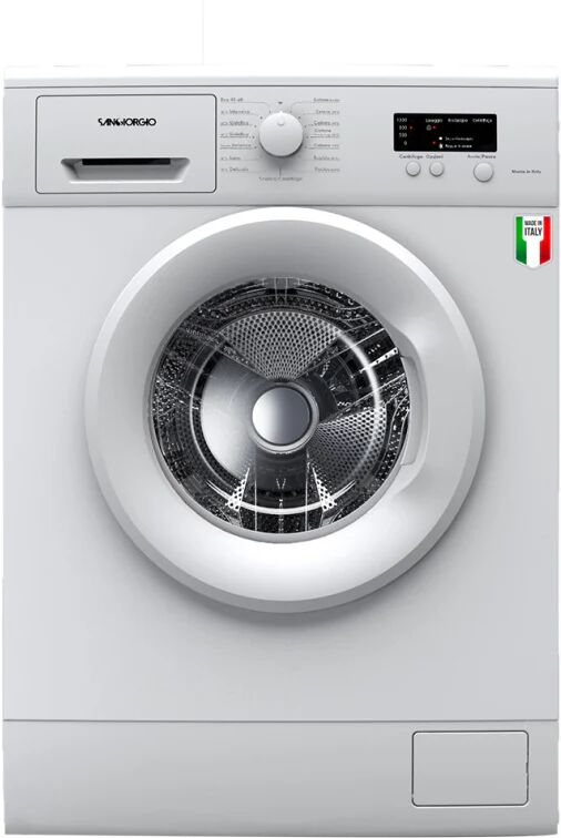 San Giorgio Ⓜ️ SanGiorgio SG610 - Lavatrice 6 kg, MADE IN ITALY, centrifuga 1000 giri, Nuova cla