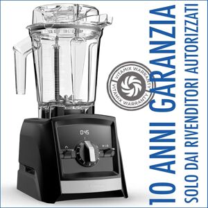 Ⓜ️🔵🔵🔵 VITAMIX ASCENT 2300 INTERLOCK BLACK - Power blender altissime prestazioni, GARANZ