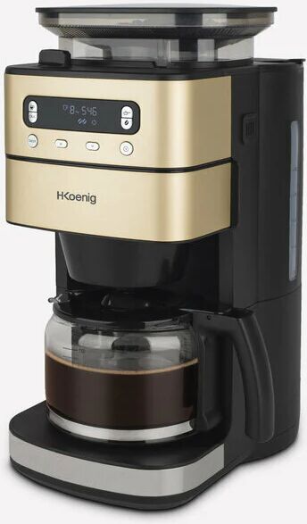 Ⓜ️🔵🔵🔵👌 H.Koenig MGX90 - Macchina per caffè americano con macina chicchi integrato,