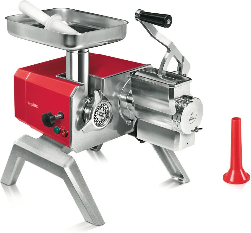 Tre Spade TOOLLIO mincer + grater - Robot da cucina multifunzione PROFESSIONALE, kit tritacarne e gr