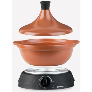 Ⓜ️🔵🔵🔵 H.Koenig TAJ3 - Pentola elettrica in VERA TERRACOTTA, per tajine e couscous, 3 li