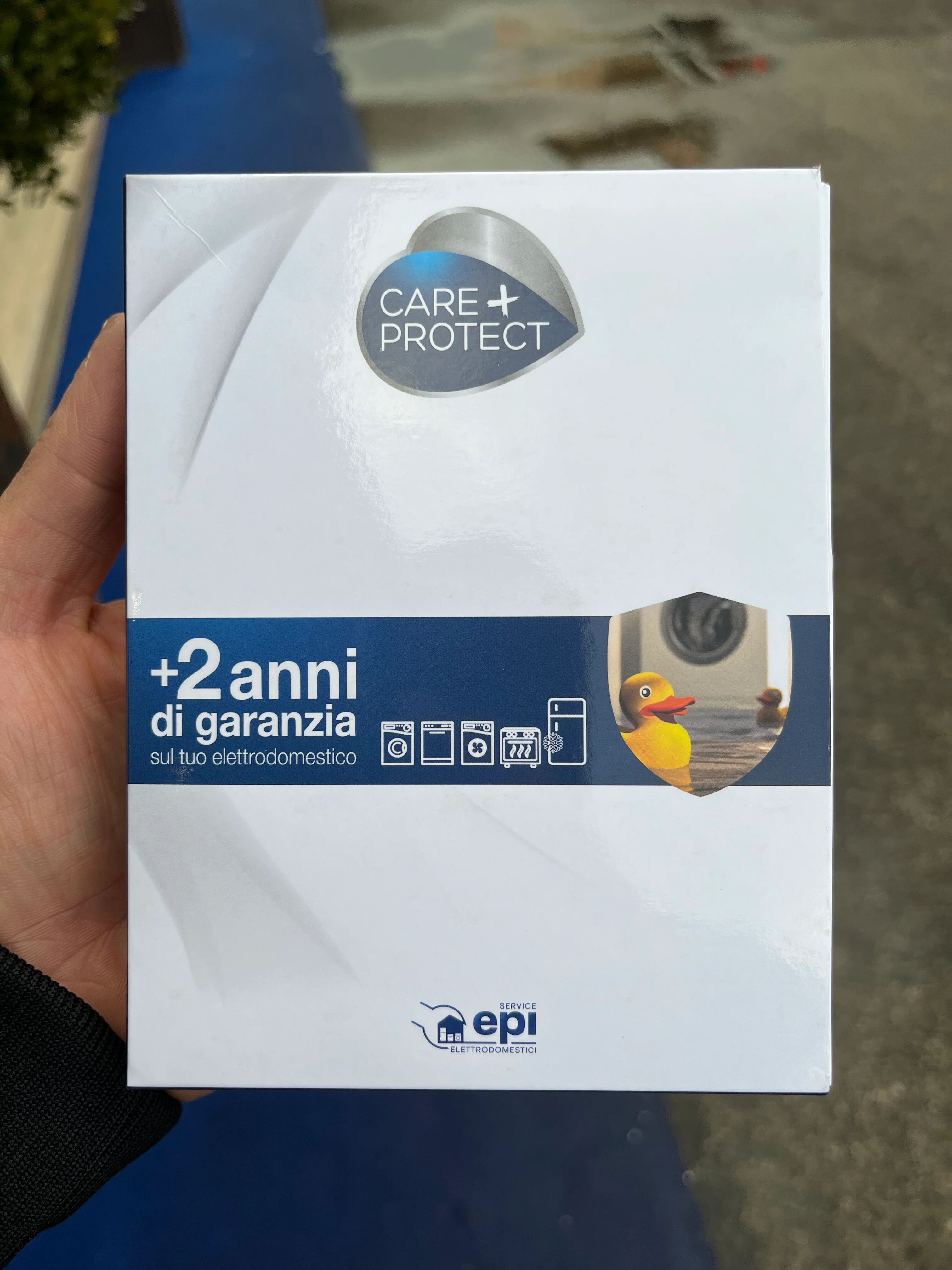 Candy Ⓜ️🔵🔵🔵 CARE+PROTECT Warranty Box - Estensione di garanzia di +2 anni (PER UN TOTALE DI 4