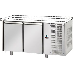 Tecnodom Tavolo Refrigerato Pasticceria 2 Porte Prof. 80 Senza Piano di Lavoro