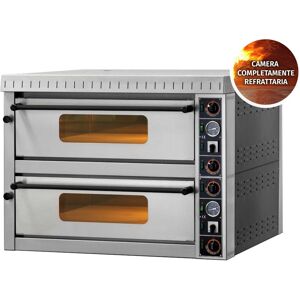 gc pizza forno pizza professionale md44 top 4+4 x ø 34 cm