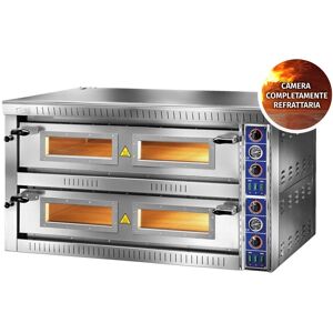 gc pizza forno pizza professionale sb66g top 6+6 x ø 34 cm