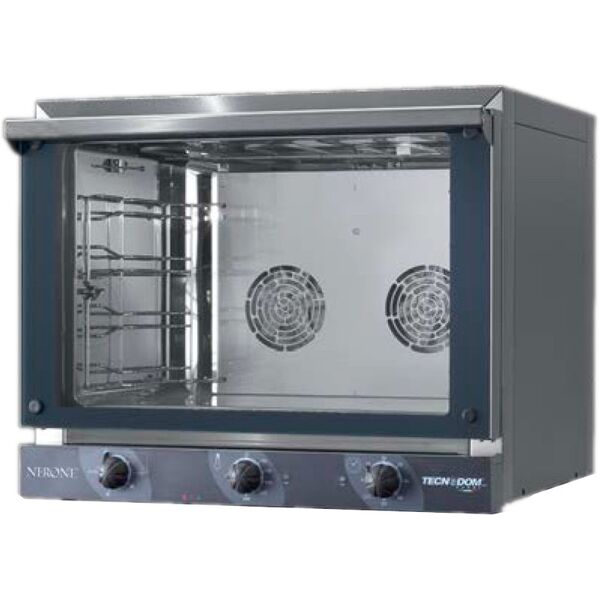 tecnodom forno a convezione femg04negnv 4 teglie gn 1/1 elettromeccanico