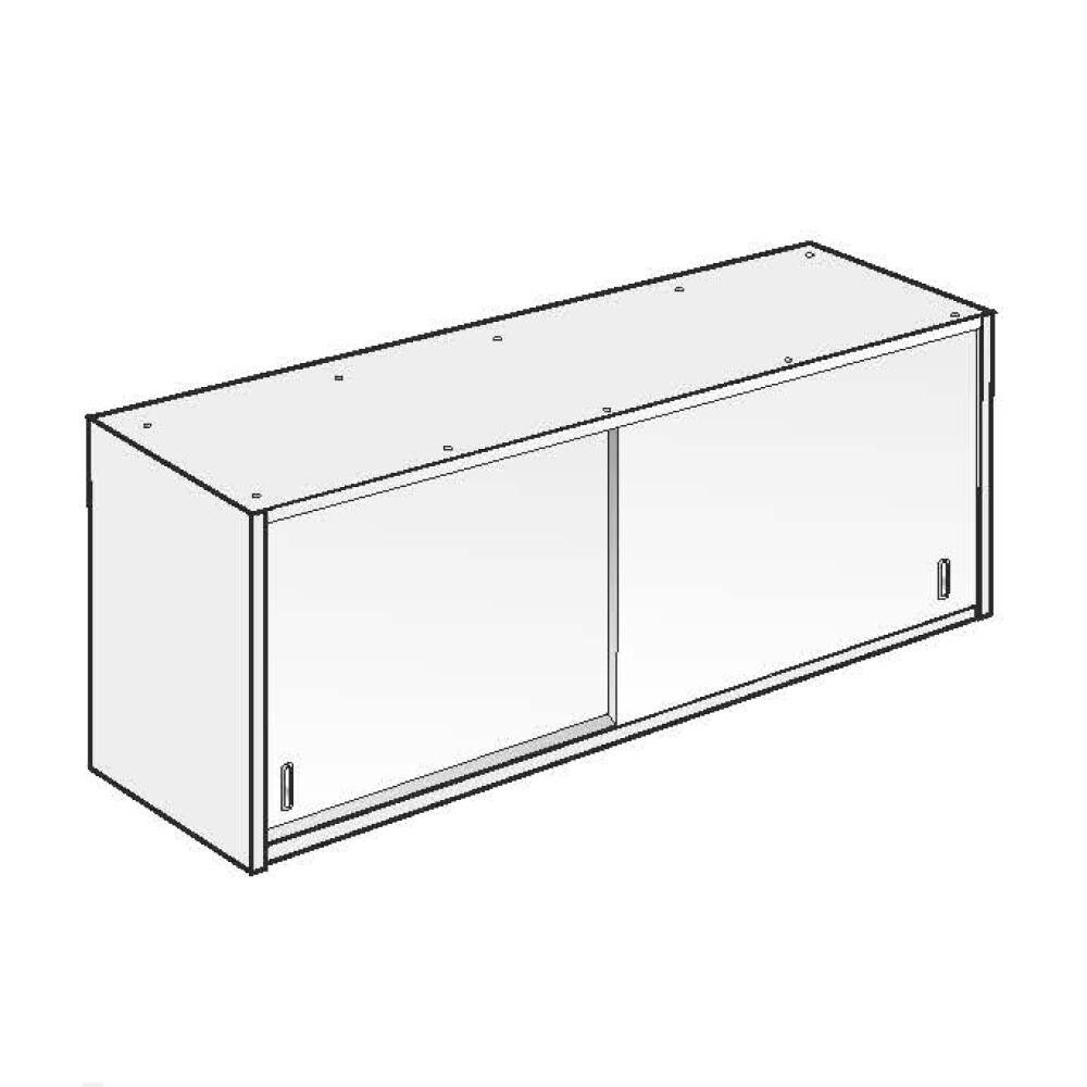 ACA Sistemi Pensile Inox AISI 304 1 Ripiano L 120 x P 40 x H 60 cm