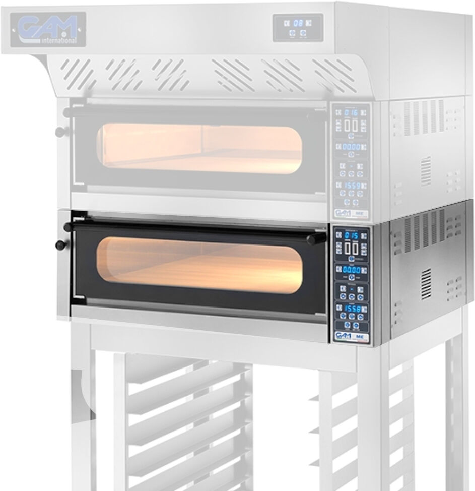 GC Pizza Forno Pizza Professionale ME6G Girato Sovrapponibile 6 x Ø 34 cm