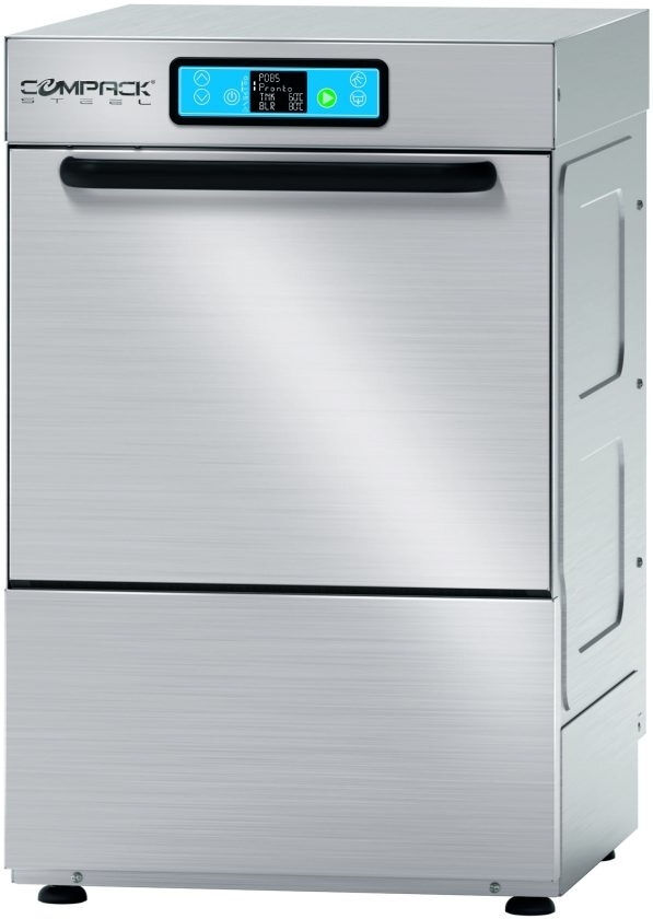 Compack Lavabicchieri SM 29E Cesto 40x40 cm 230 V con Break Tank Display Digitale Max. bicchieri 27,5 cm