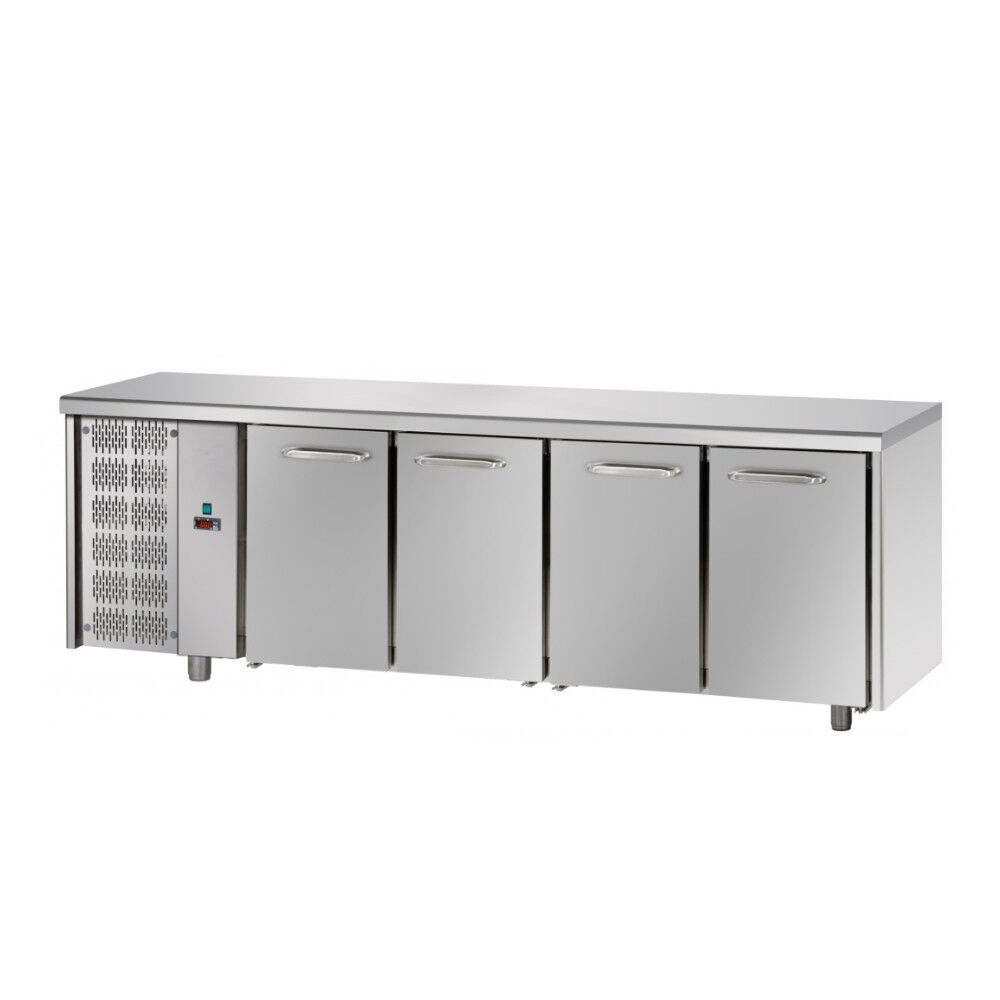 Tecnodom Tavolo Refrigerato Positivo 4 Porte GN 1/1 Gruppo Motore SX