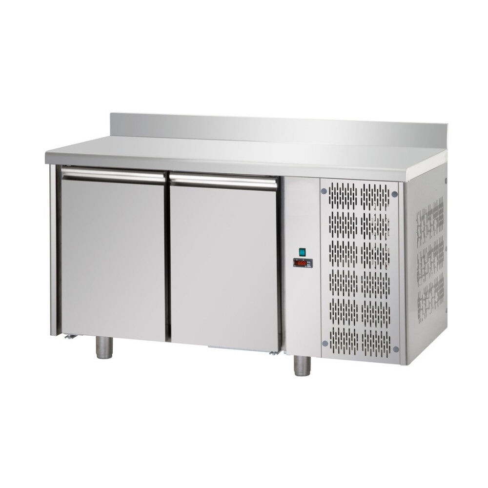 Tecnodom Tavolo Refrigerato Pasticceria 2 Porte Prof. 80 con Alzatina