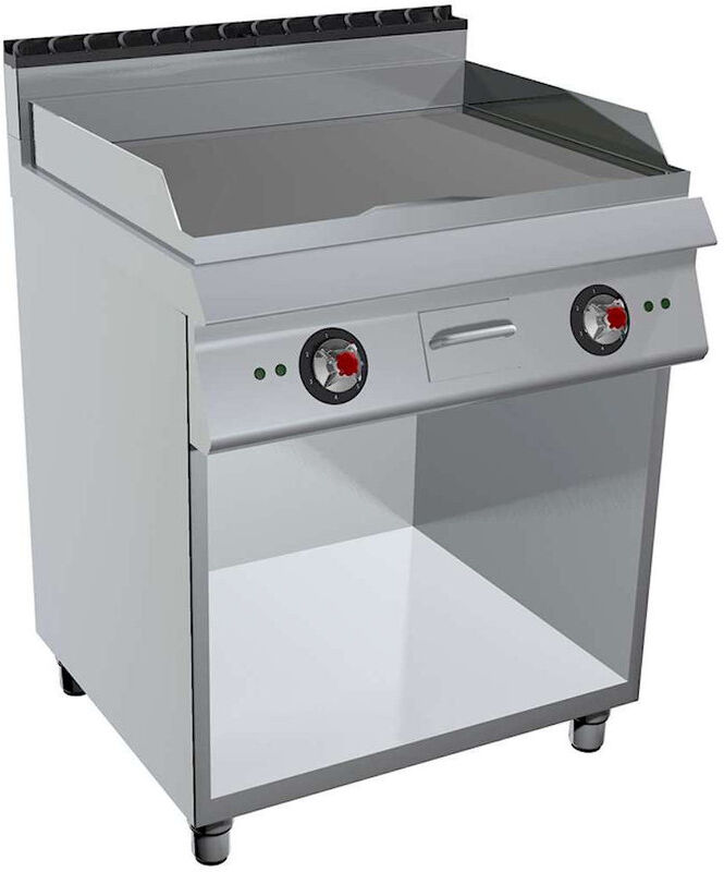 GC Cooking FryTop Professionale Elettrico Piastra Liscia Profondità 70