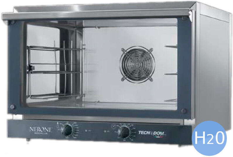 Tecnodom Forno a Convezione FEM03NEPSV-PLUSH2O 3 Teglie GN1/1 o 60x40 cm Elettromeccanico