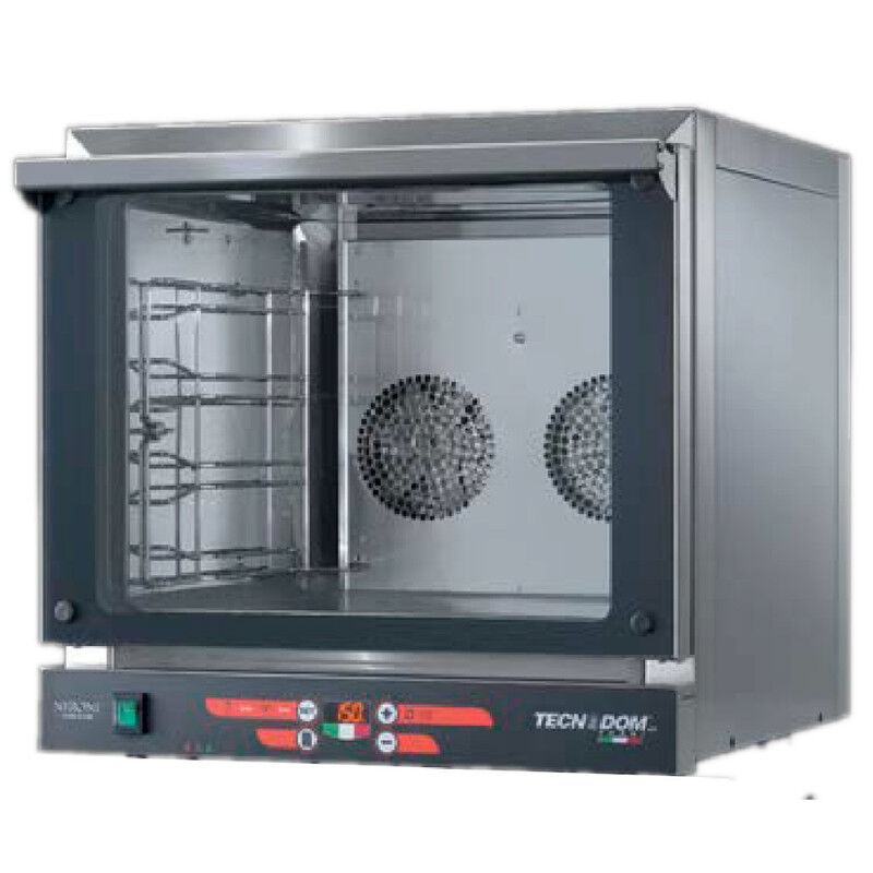 Tecnodom Forno a Convezione FED04NE595V 4 Teglie 43,5x32 cm Digitale