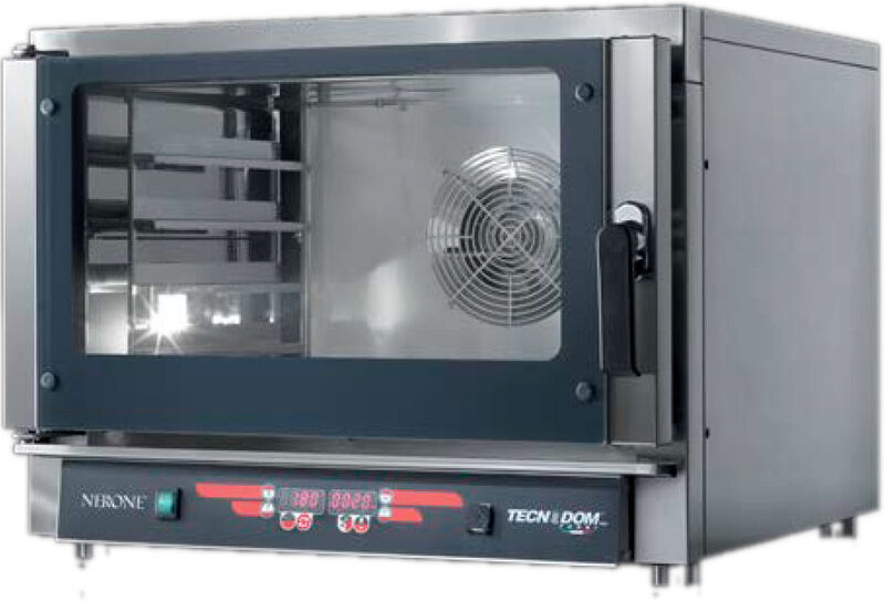 Tecnodom Forno a Convezione FEDL04NEMIDV 4 Teglie GN1/1 o 60x40 cm Digitale