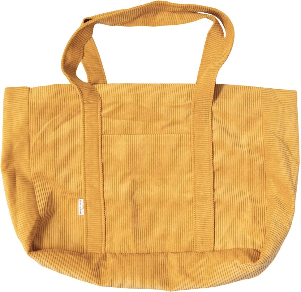 Mon Lit Cabane Borsa fasciatoio in velluto a coste giallo intenso