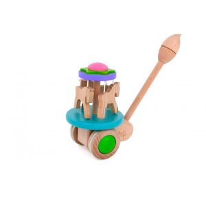 Mon Lit Cabane Giocattolo di legno - Carroussel Push Toy