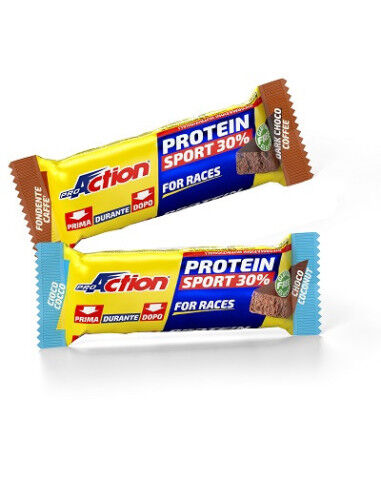 ProAction protein sport 30% cioccolato al latte cocco