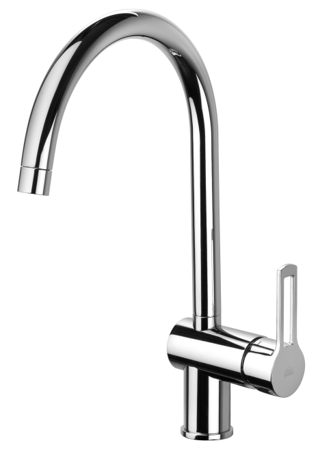 PAFFONI Miscelatore monocomando per lavello con canna orientabile serie Ringo RIN180CR Cromato Ottone