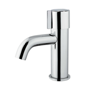 IDRAL Miscelatore temporizzato per lavabo Serie MINIMAL 08112 Cromato Ottone