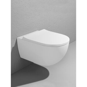 FLAMINIA Vaso sospeso goclean 54x36 App in ceramica AP118G Bianco Ceramica Con copri wc soft close