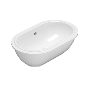 CERAMICA GLOBO Lavabo sottopiano in ceramica 60x37 cm Globo Forty3 SC043BI Bianco Ceramica