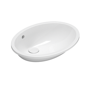 CERAMICA GLOBO Lavabo sottopiano in ceramica 57x43 cm Globo Sibari VA018BI Bianco Ceramica