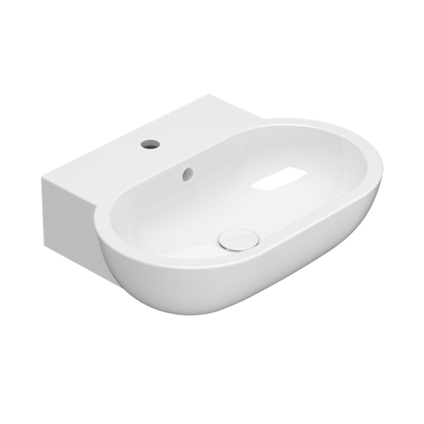 ceramica globo lavabo in ceramica 60x46 cm globo bowl sc061bi bianco ceramica