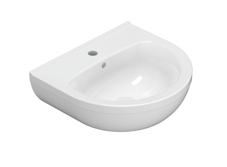 CERAMICA GLOBO Lavabo in ceramica 50x45 cm Globo Grace GRN50BI Bianco Ceramica Standard