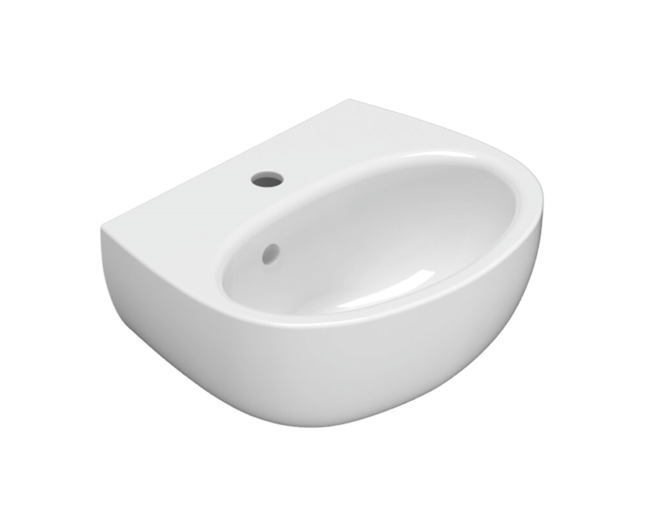 CERAMICA GLOBO Lavabo sospeso in ceramica 45x36 cm Globo Grace GR045BI Bianco Ceramica