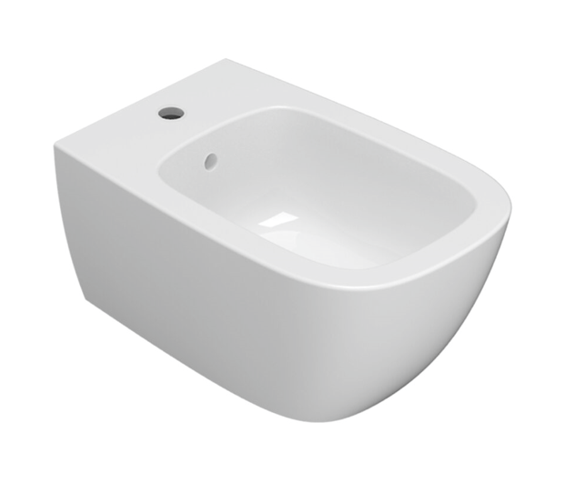 CERAMICA GLOBO Bidet sospeso in ceramica 55x36 cm Globo Genesis GNS09BI Bianco Ceramica