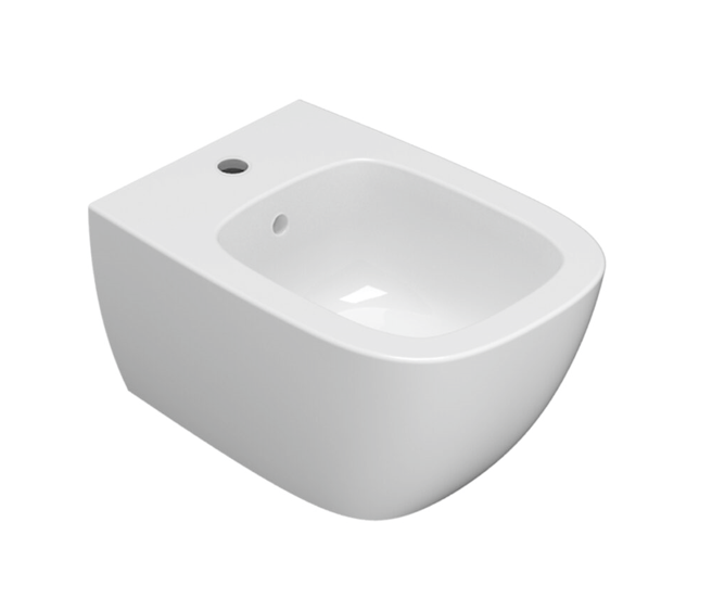 CERAMICA GLOBO Bidet sospeso in ceramica 50x36 cm Globo Genesis GNS10BI Bianco Ceramica