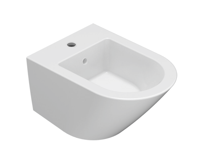 CERAMICA GLOBO Bidet sospeso in ceramica 52x36 cm Globo Forty3 FOS10BI Bianco Ceramica