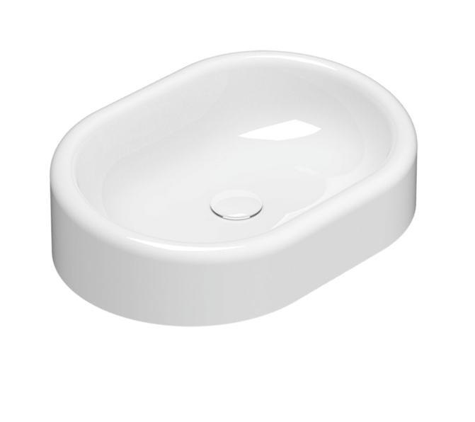 CERAMICA GLOBO Lavabo in ceramica 61x42 cm Globo Lalita LT061BI Bianco Ceramica Standard