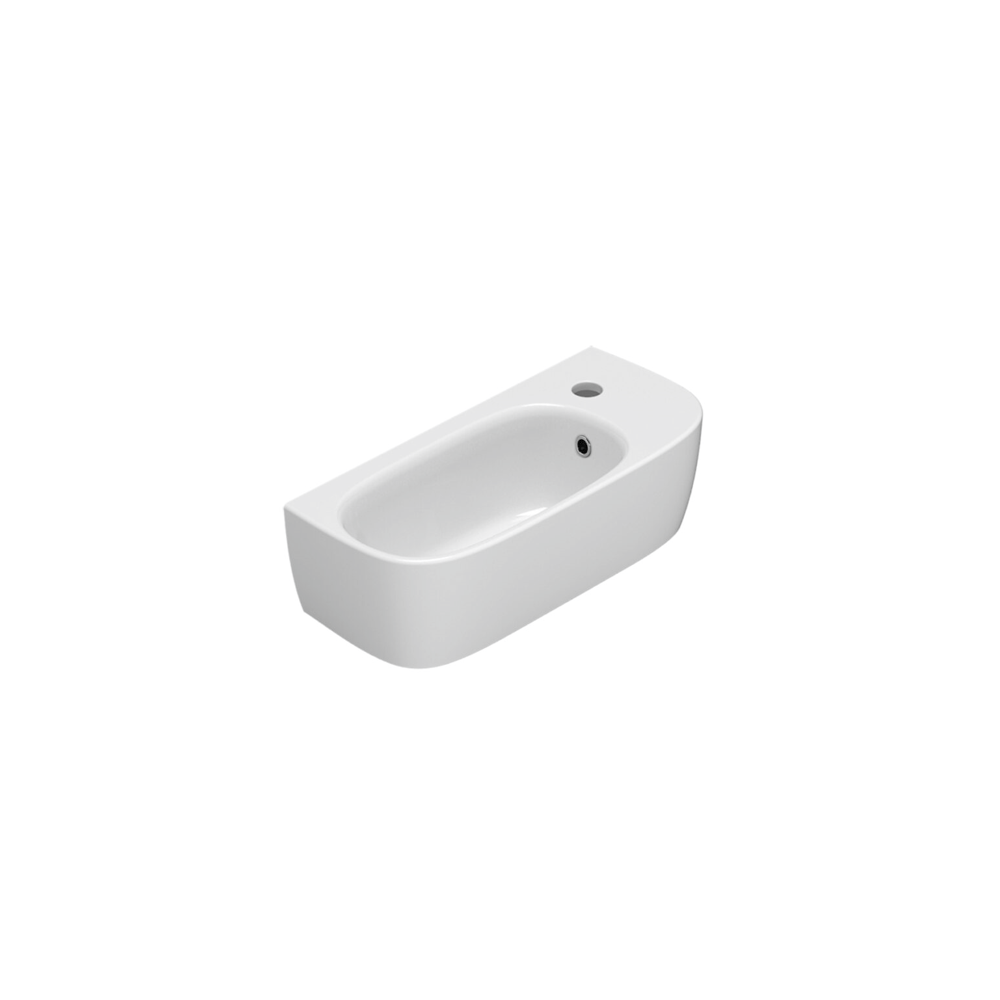 CERAMICA GLOBO Lavabo sospeso in ceramica 50x22 cm Globo Genesis GE046BI Bianco Ceramica