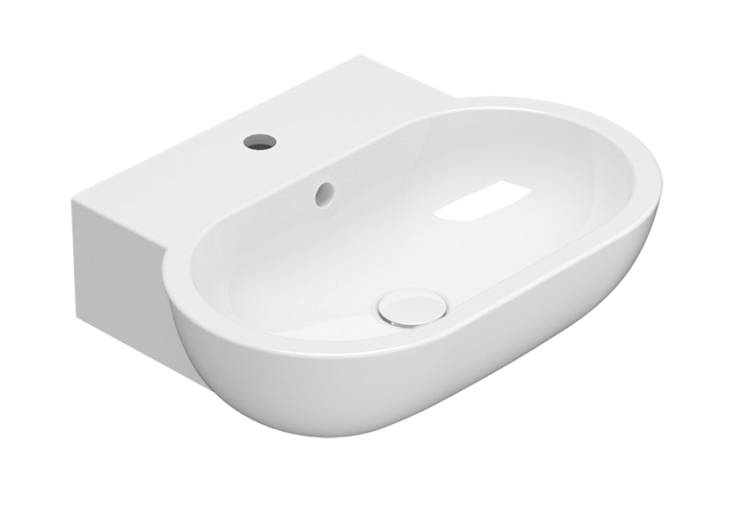 CERAMICA GLOBO Lavabo in ceramica 60x46 cm Globo Bowl SC061BI Bianco Ceramica