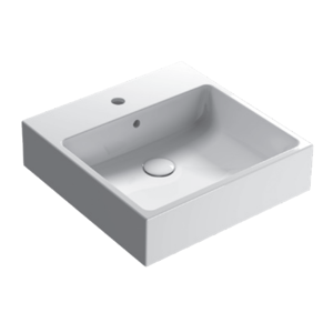 CERAMICA GLOBO Lavabo in ceramica 50x50 cm Globo STONE SCQ52BI Bianco Ceramica CERAMICA GLOBO Lavabo in ceramica 50x50 cm Globo STONE SCQ52BI Bianco Ceramica