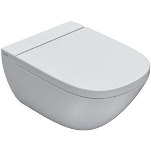 CERAMICA GLOBO Vaso sospeso 51x37 cm Globo Stockholm in ceramica LAS03BI Bianco Ceramica Con copri wc soft close CERAMICA GLOBO Vaso sospeso 51x37 cm Globo Stockholm in ceramica LAS03BI Bianco Ceramica Con copri wc soft close