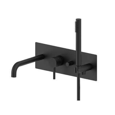 PAFFONI Miscelatore ad incasso per vasca serie Light LIG001NO Nero opaco Ottone PAFFONI Miscelatore ad incasso per vasca serie Light LIG001NO Nero opaco Ottone
